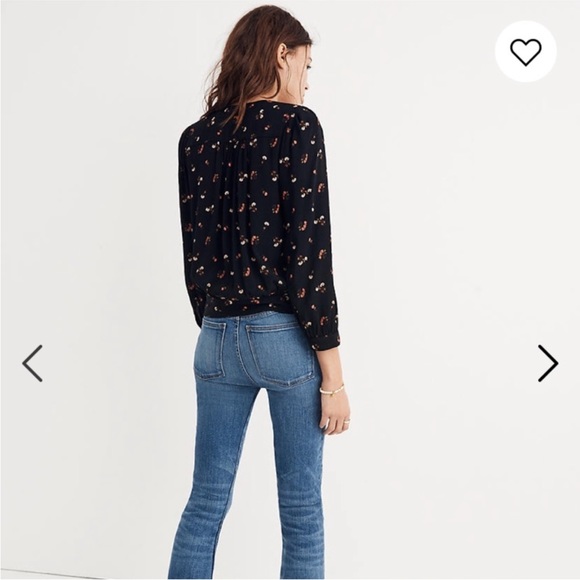 MADEWELL Wrap Floral Top - Picture 4 of 15